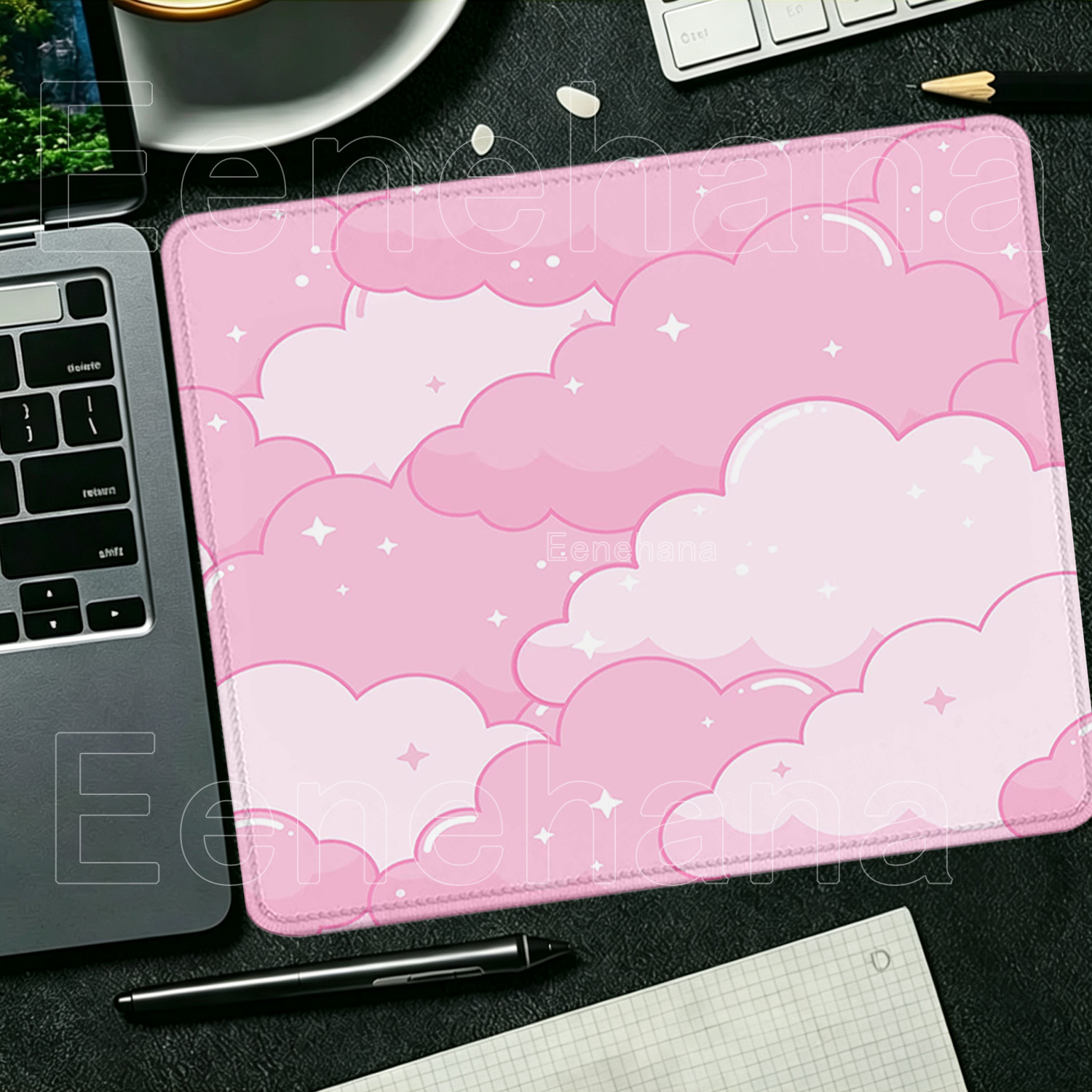 Pc Gaming Cloud Free - Cute Pink Clouds Small Size Mouse