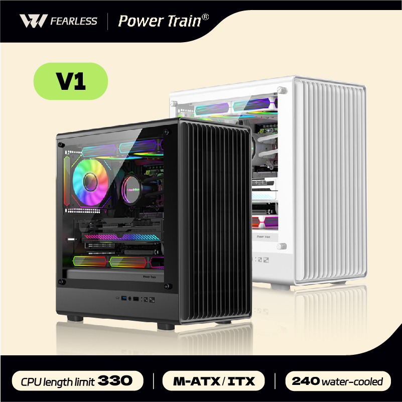 Pc Gaming Dell - Power Train V1 MATX ITX Chassis