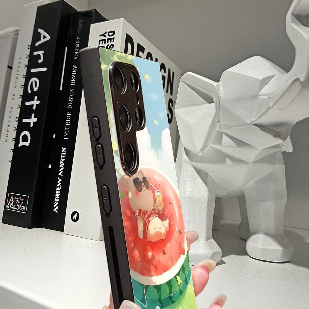 Summer Cool Watermelon Cat Pho - огляд і ціна Pc Case Tempered Glass