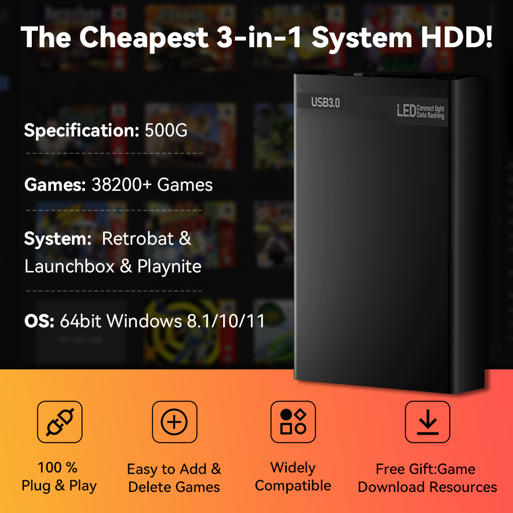 JMachen Mix 500GB Gaming HDD w - огляд і ціна Pc Gaming Aaa
