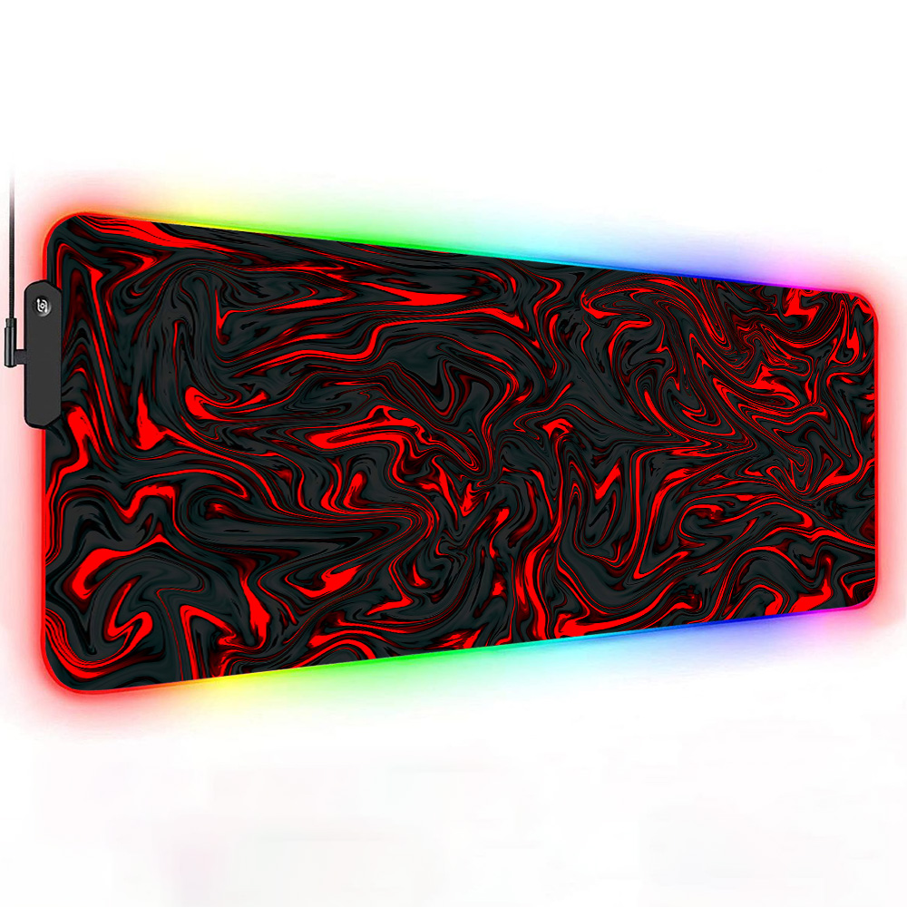 Mousepad RGB Mouse Pad Red and - огляд і ціна Pc Gaming Liquid