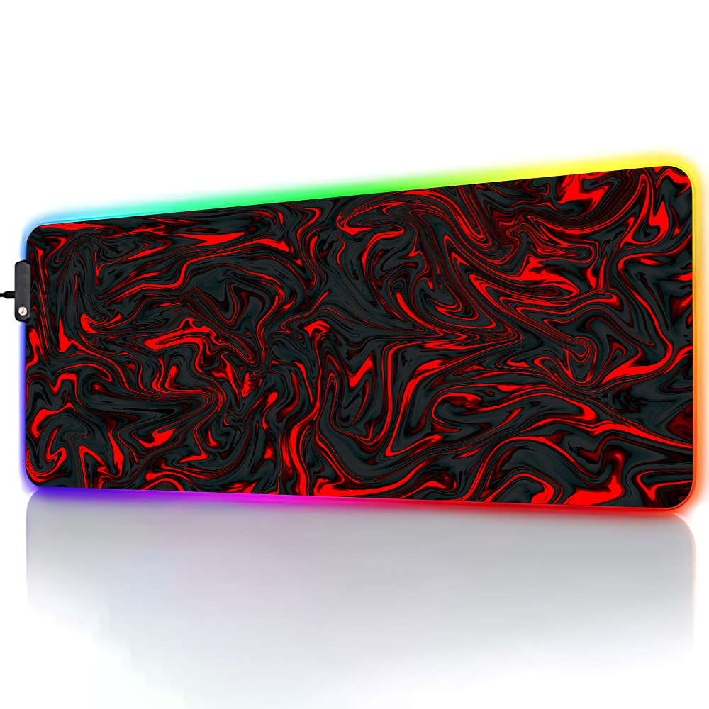 Mousepad RGB Mouse Pad Red and - огляд і ціна Pc Gaming Liquid