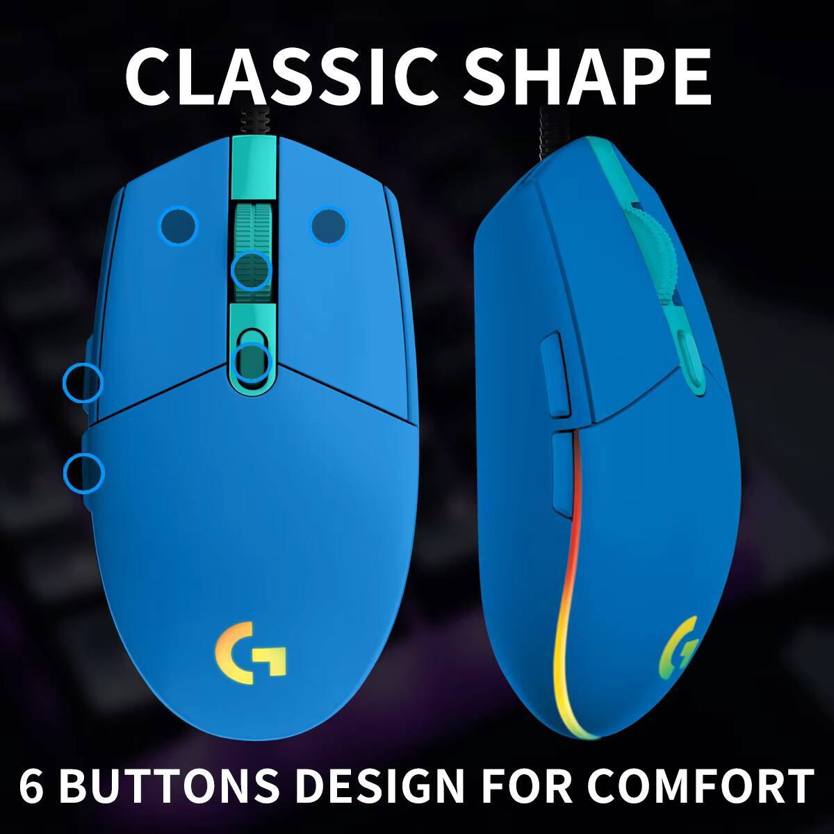 Logitech G203 LIGHTSYNC Gaming - огляд і ціна Pc Gaming Gta 6