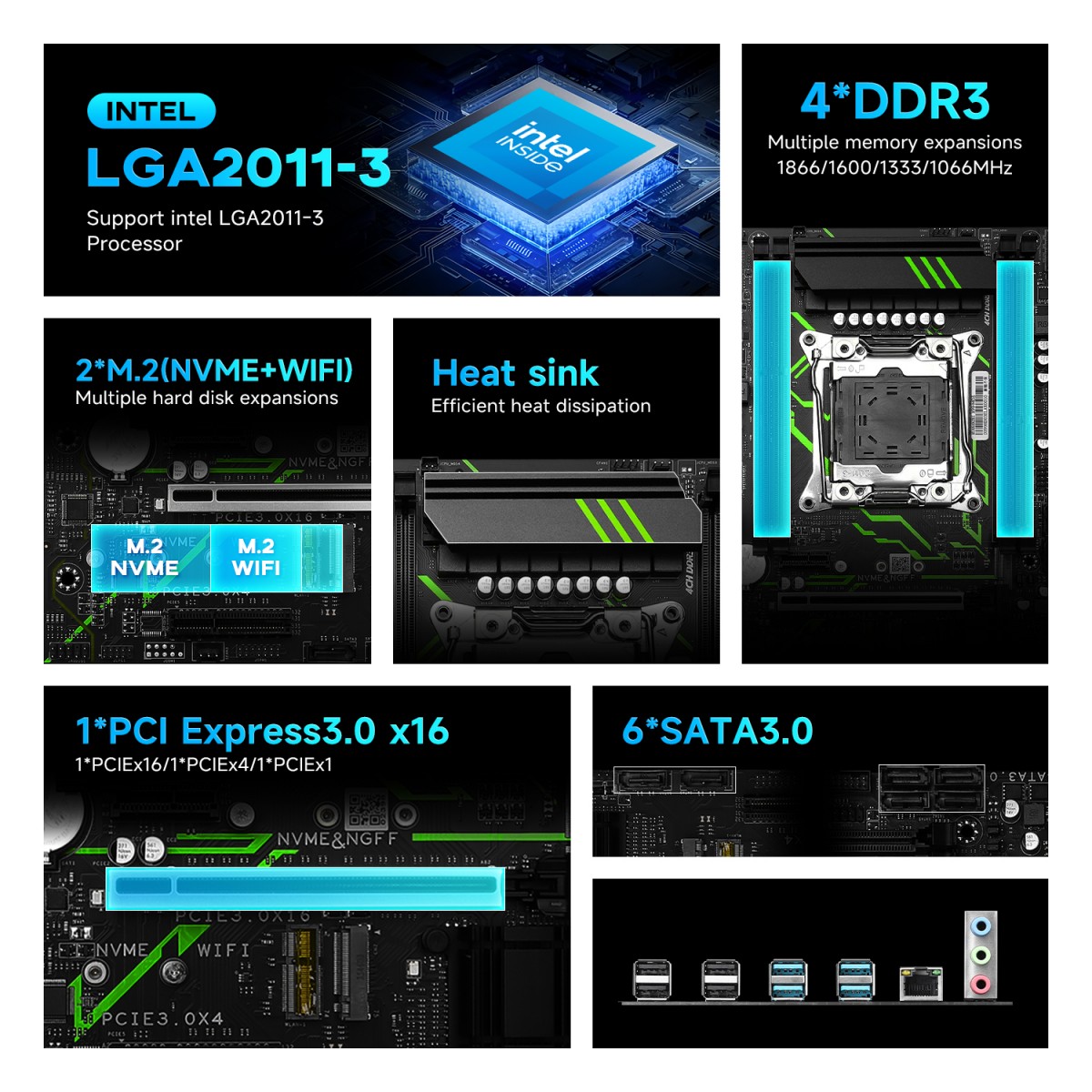 HUANANZHI X99-MD3 Motherboard  - огляд і ціна Pc Gaming Xeon