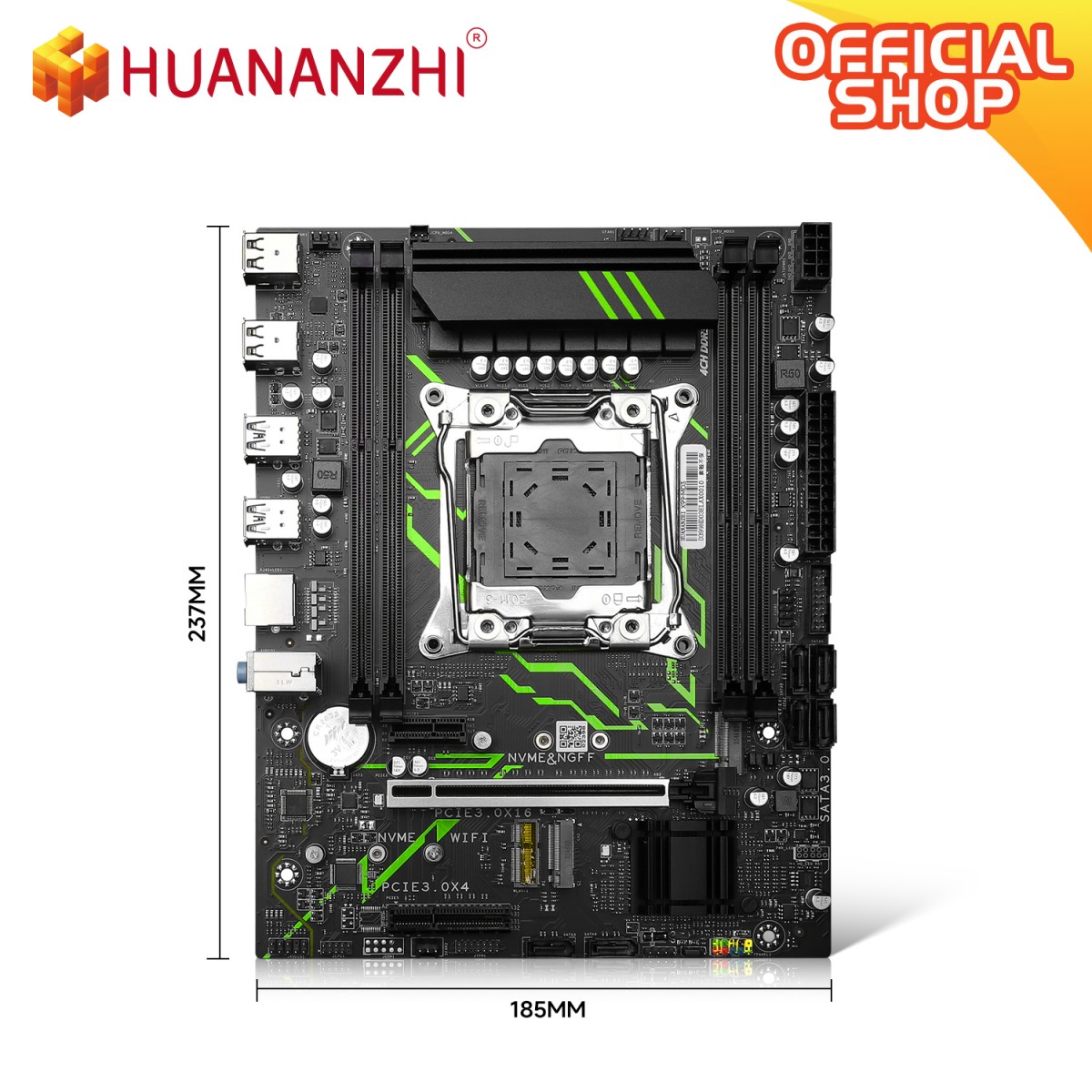HUANANZHI X99-MD3 Motherboard  - огляд і ціна Pc Gaming Xeon