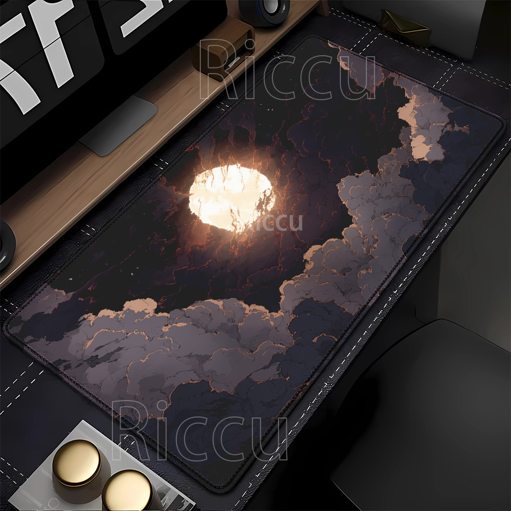 moon night cloud Mousepad Rubb - огляд і ціна Pc Gaming Cloud Free