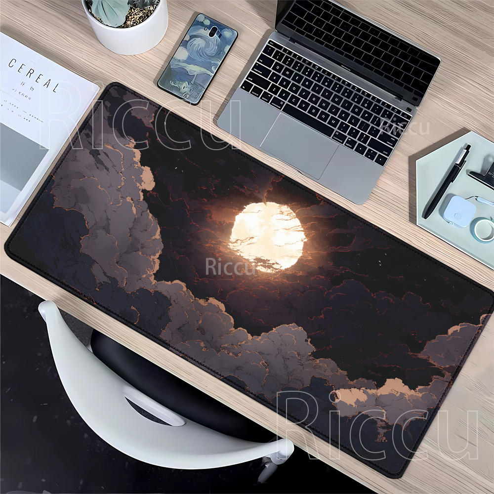 moon night cloud Mousepad Rubb - огляд і ціна Pc Gaming Cloud Free