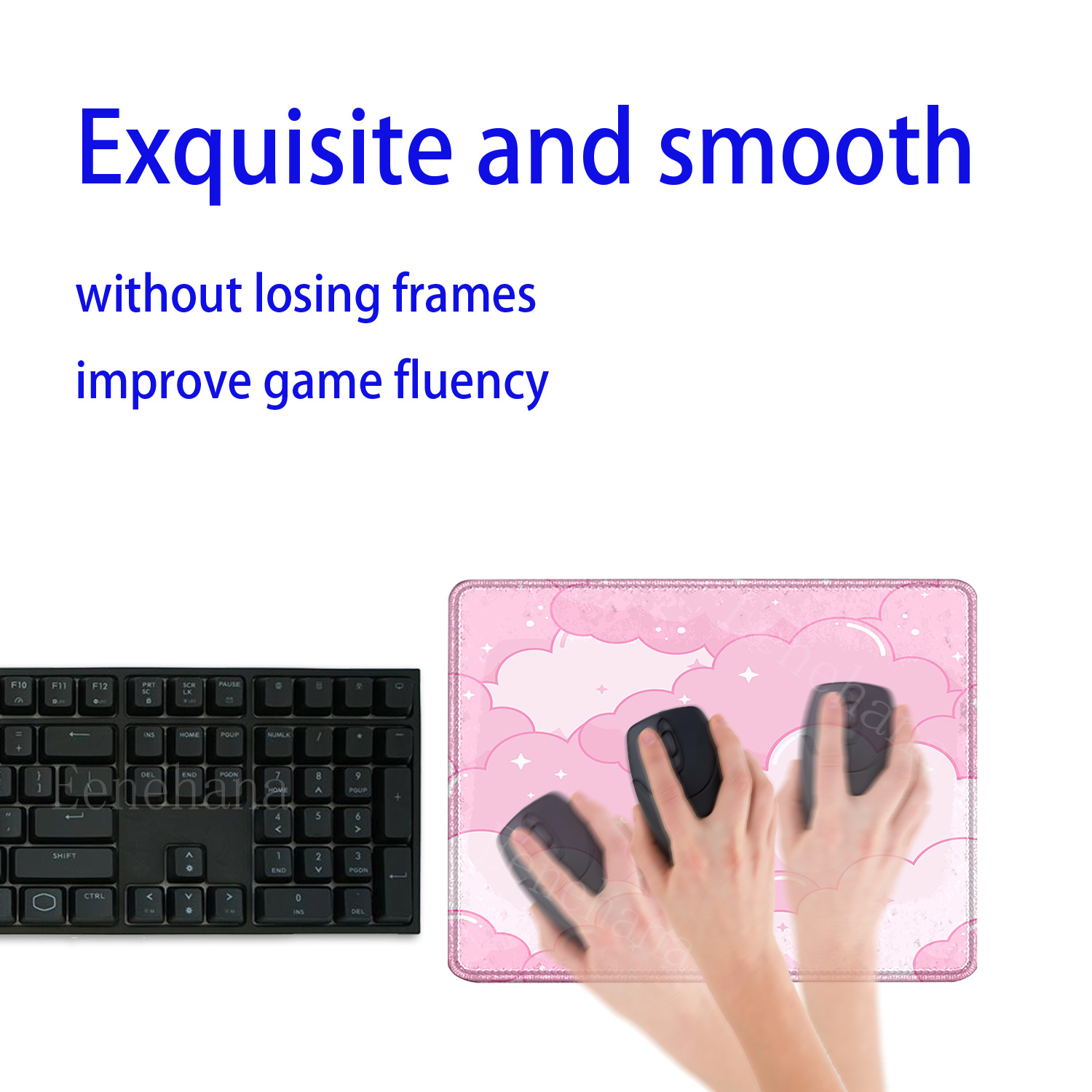 Cute Pink Clouds Small Size Mo - огляд і ціна Pc Gaming Cloud Free