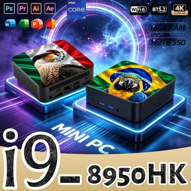 Mini PC Core i9-8950HK 16GB RA - огляд і ціна Pc Gaming Desktop