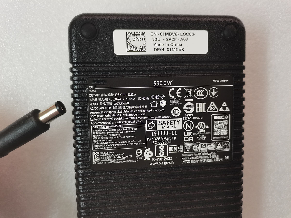 NEW Genuine 330W 19.5V 16.92A  - огляд і ціна Pc Gaming Dell