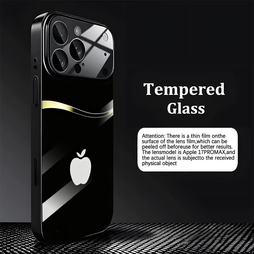 Black tempered glass phone cas - огляд і ціна Pc Case Tempered Glass