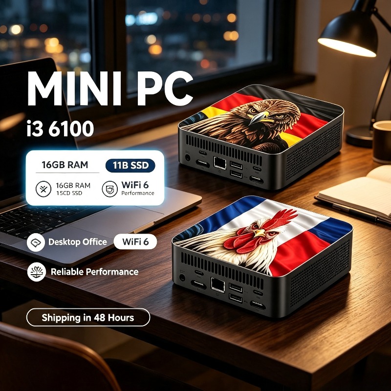 2026 Intel i3 6100 Mobile Mini - огляд і ціна Pc Gaming Desktop