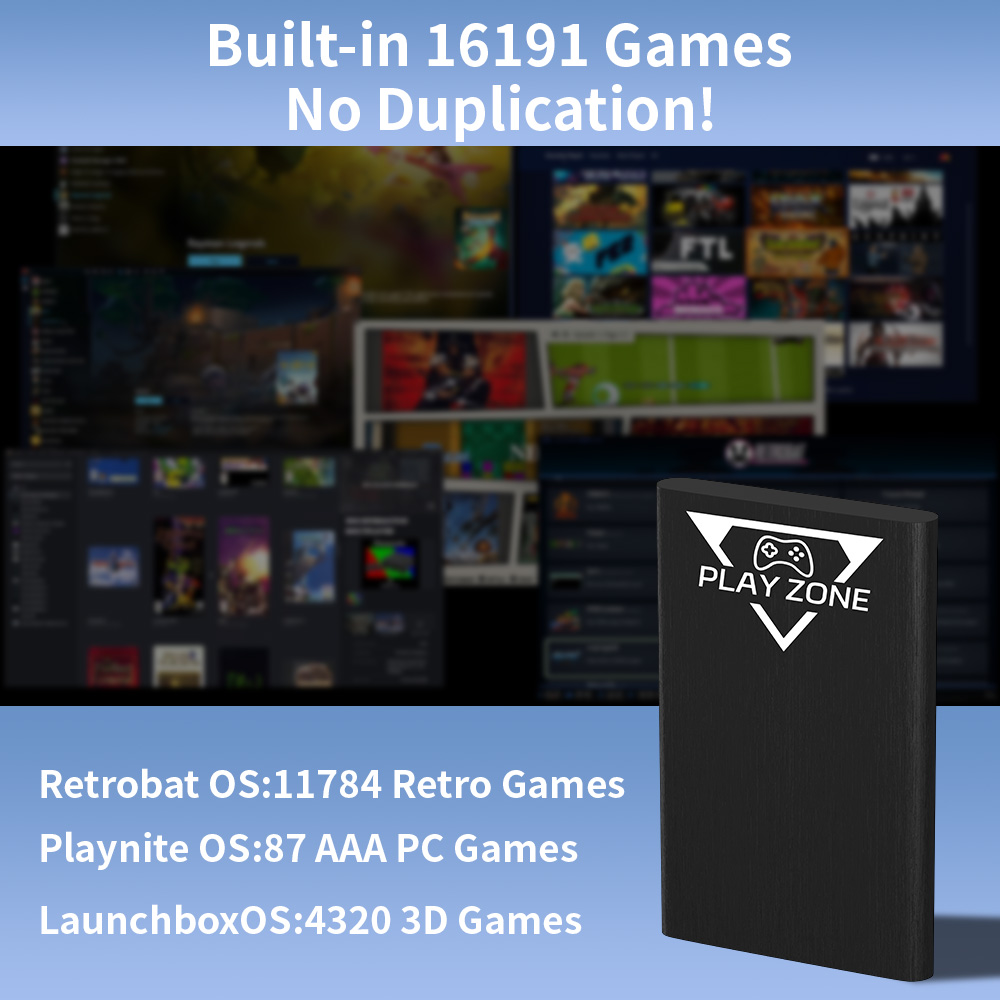 Play Zone 1TB Portable Gaming  - огляд і ціна Pc Gaming Aaa