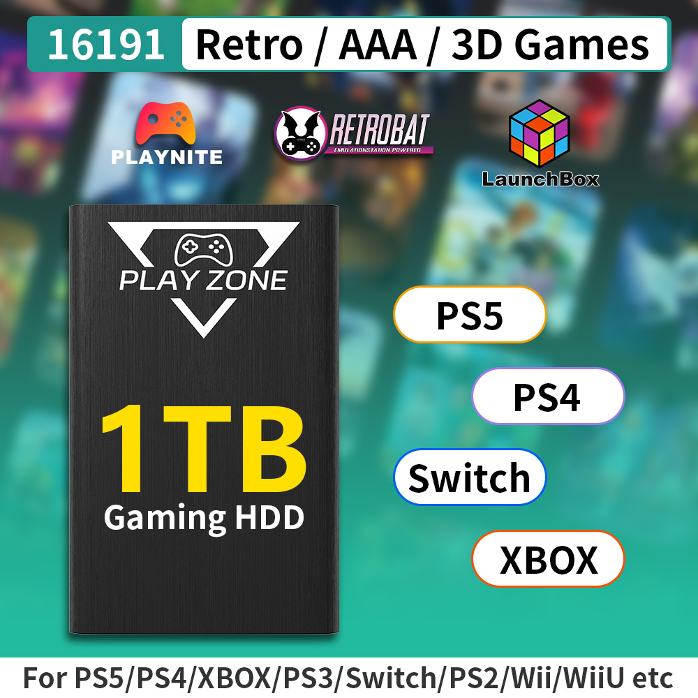 1TB Gaming HDD Launchbox&Playn - огляд і ціна Pc Gaming Aaa