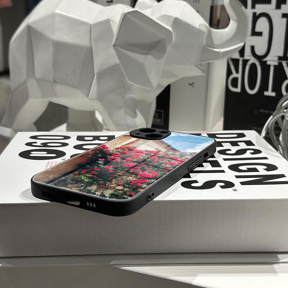 HD Flower Wall Phone Case Temp - огляд і ціна Pc Case Tempered Glass