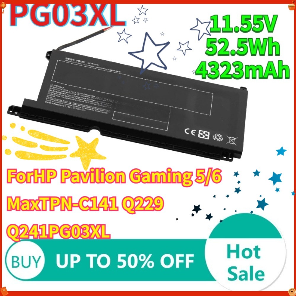 52.5Wh 4323mAh PG03XL For HP P - огляд і ціна Pc Gaming Hp