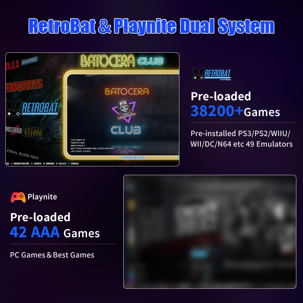 Retrobat&Playnite Gaming HDD R - огляд і ціна Pc Gaming Aaa