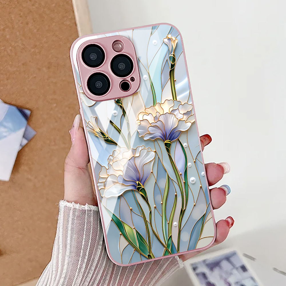 Lotus Flower Phone Case For iP - огляд і ціна Pc Case Tempered Glass