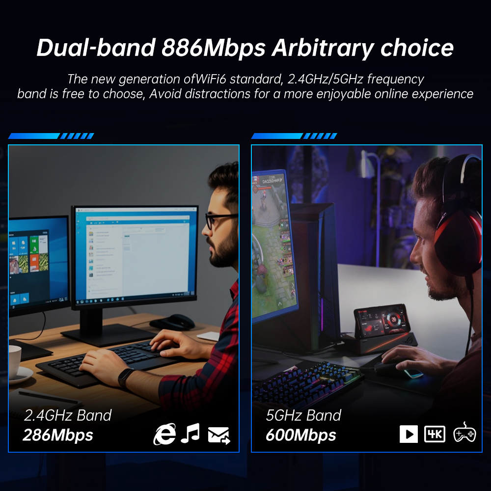WiFi 6 PCIe FV-AX900pro Networ - огляд і ціна Pc Gaming Gta 6