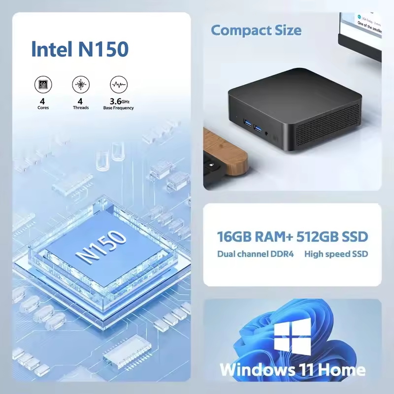 2026 Intel N150 Mini PC Portab - огляд і ціна Pc Gaming Gta 6